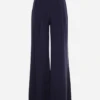 Zimmermann | Silk Wide Leg Pant - Navy -Fashion Clothing Store silkwidelegpants