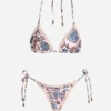 Zimmermann | Vitali Crochet Edge Bikini - Cornflower Floral -Fashion Clothing Store vitali