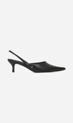 Anine Bing | Willa Slingback Heels - Black